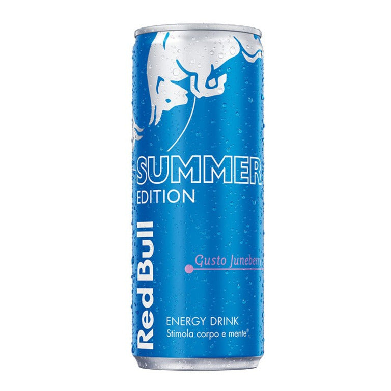 RED BULL JUNEBERRY SUMMER EDITION 25 CL (24 pz) LATTINA BLEU